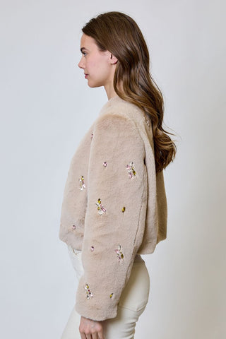 Romy Jacket - Taupe Combo
