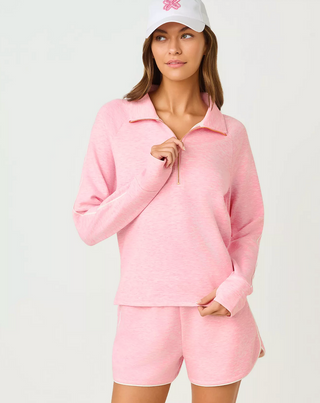 Elemis Pullover - Heathered Conch Shell Pink UPF50+