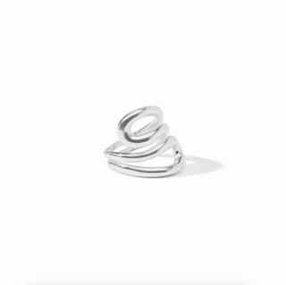 Wave Wrap Ring - Silver