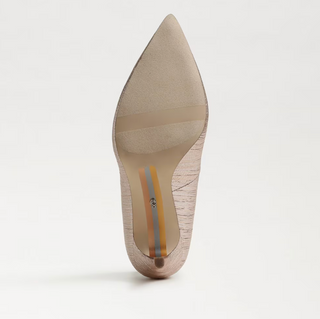 Hazel Heel - Gold Plisse