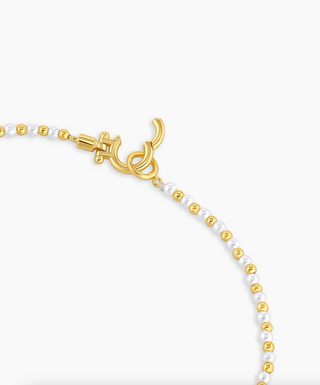 Poppy Pearl Necklace - Gold