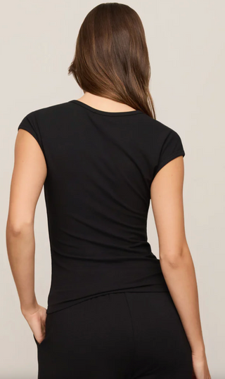 Soft Trace Second Skin Top - Black