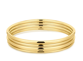 The Sophia Bangle Set - Gold