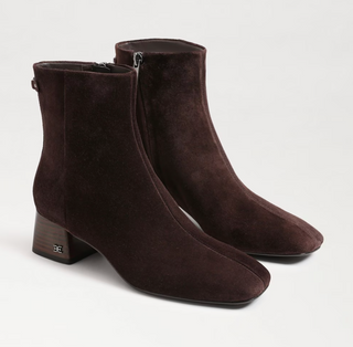 Paige Bootie - Cafe Noir Savory Suede