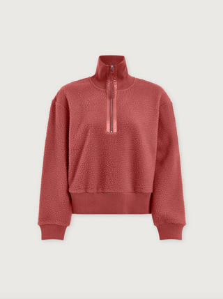 Roselle Half Zip Fleece - Mauvewood