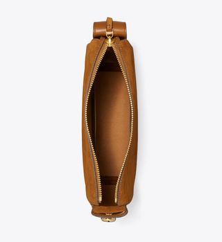Romy Suede Shoulder Bag -Caramel