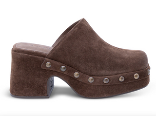 Hudson Mule - Coffee Suede