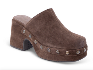 Hudson Mule - Coffee Suede