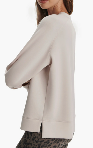 Zoysia Crew Neck Midlayer - Silver Gray