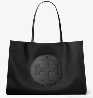 Ella Nylon Small Tote - Black