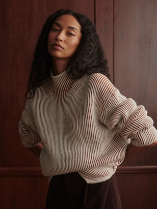 Oona Knit Sweater - Ginger Bread
