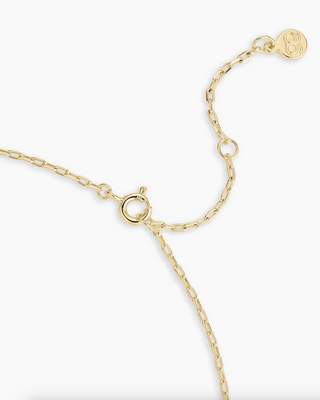 Finley Pearl Row Necklace - Gold
