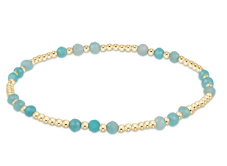 Joy Gem 3mm Bracelet - Amazonite