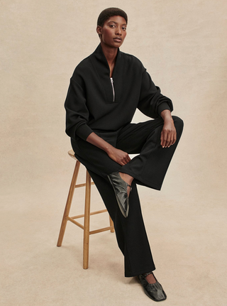 The Wide Leg Pant 28 - Black