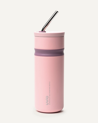 Uvio Self Purifying Water Bottle - Pink