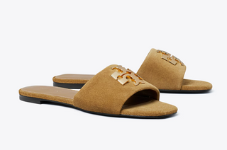 Charlie Slide - Toffee/Gold