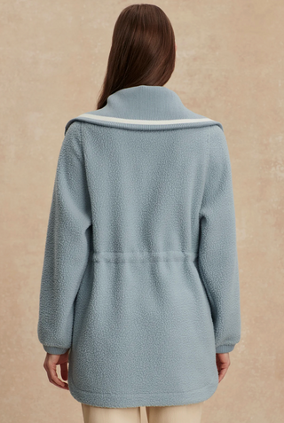 Ashby Half Zip Fleece - Ashley Blue