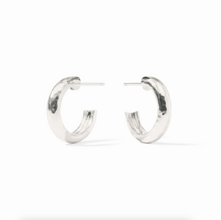 Small Havana Hoop - Silver