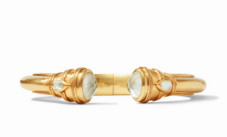 Cannes Demi Cuff -Iridescent Clear Crystal