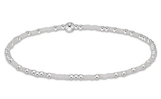 Hope Unwritten Sterling Bracelet - White