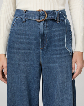 Cameron Wide Leg 33" with Self Belt Jean - Altitude