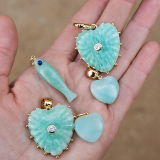 Gemma Amazonite Charm