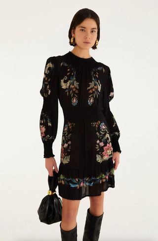 Natalia Black Mini Dress - Natalia Black
