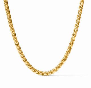 Cobblestone Link Necklace - Gold