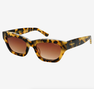 Aurora Acetate Cat Eye Sunglasses - Milky Tortoise