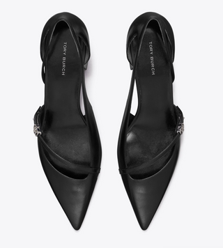 Double T Buckle D'Orsay Pump - Perfect Black