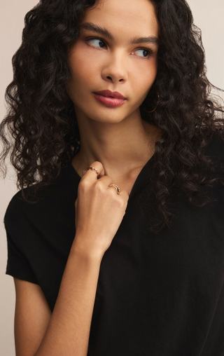 Modern Slub Tee - Black