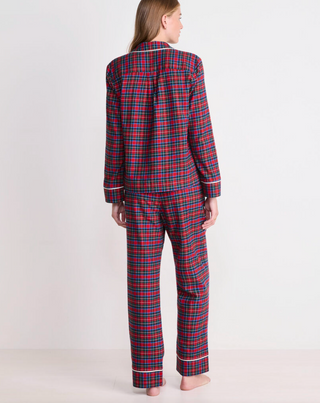 Flannel Sleep Set - Yuletide Tartan Red