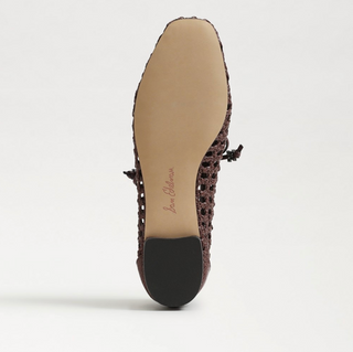 Marcie Ballet Flat - Terazzo Brown Faux Leather