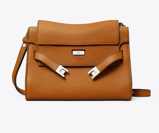 Lee Radziwill Pebble Shoulder Bag - Bourbon