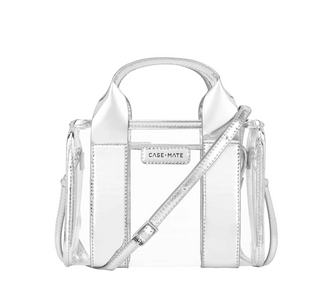 Case-Mate Clear Stadium Bag - Silver Chrome