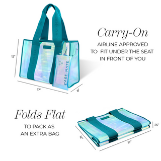 Case-Mate Emerald Blue Soap Bubble Jelly Tote Bag