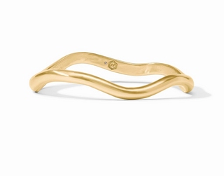 Wave Bangle - Gold