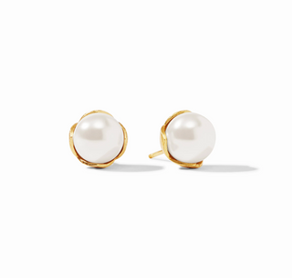Medium Penelope Stud - Pearl