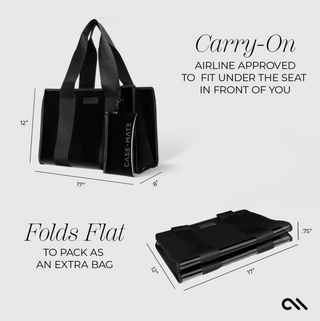 Case-Mate Midnight Black Jelly Tote Bag