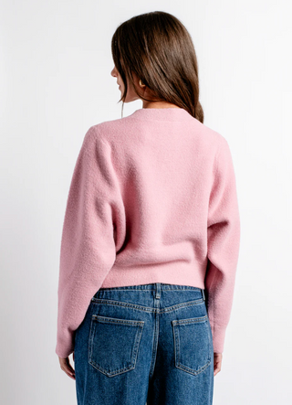 Carrara Solid Sweater - Blush