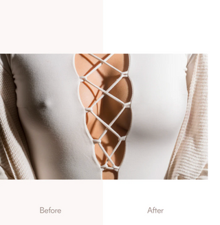 No-Show Adhesive Nipple Covers - Buff