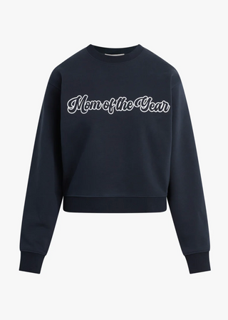 Mom of the Year Varsity Sweatshirt - Navy
