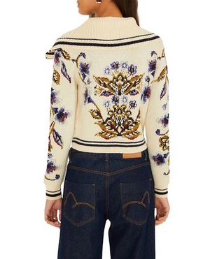 Golden Natural Knit Cardigan - Off White