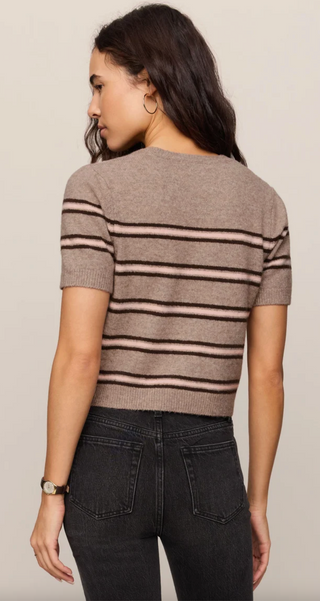 Gatewood Striped Sweater - Heather Ash