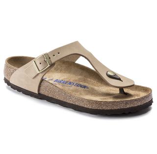 Gizah Soft Footbed - Nubuck Leather Sandcastle