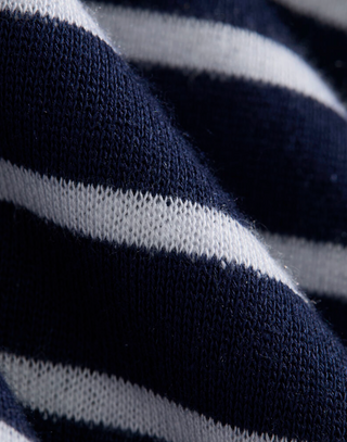 Terry Dress - Bay Stripe Navy