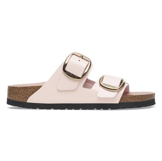 Arizona Big Buckle Natural Leather Patent - High Shine Light Rose