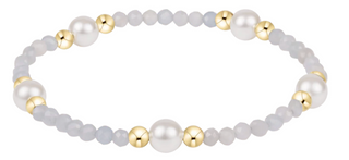 Purpose Pearl 6mm Gem Bracelet - Aquamarine