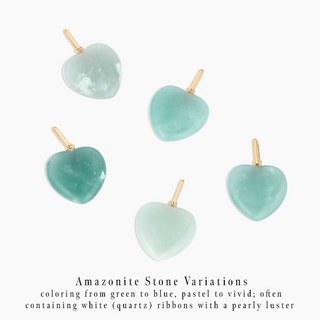 Gemma Amazonite Charm