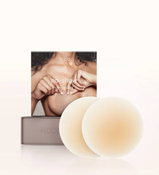 Non- Adhesive Grippies No- Show Nipple Covers - Soft Tan